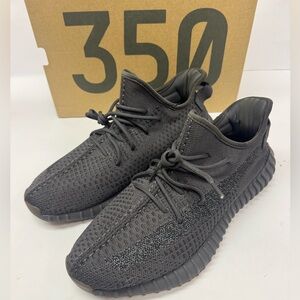 New Adidas Yeezy Boost 350 V2 Black Galaxy mens shoes sz 8